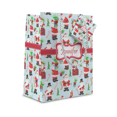 Santa and Presents Gift Bag (Personalized)