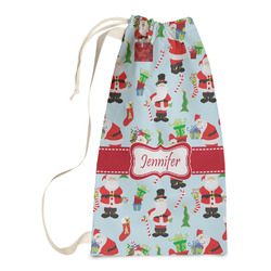 Santa and Presents Laundry Bags - Small (Personalized)