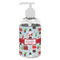 Santa and Presents Plastic Soap / Lotion Dispenser (8 oz - Small - White) (Personalized)