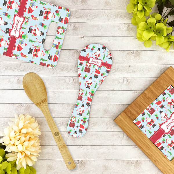 Santa and Presents Spoon Rest Trivet - LIFESTYLE