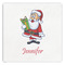 Santa and Presents Paper Dinner Napkin - Front View