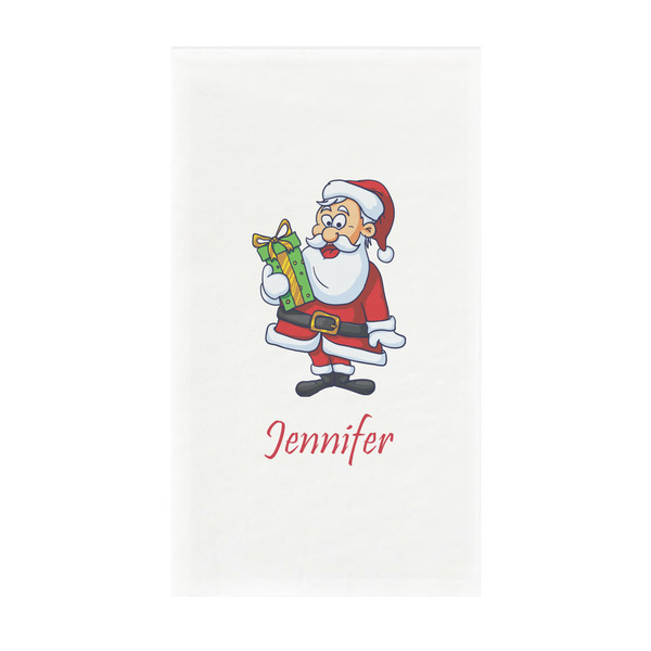 Custom Santa and Presents Guest Paper Towels - Full Color - Standard (Personalized)