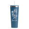 Santa and Presents Steel Blue RTIC Everyday Tumbler - 28 oz. - Front