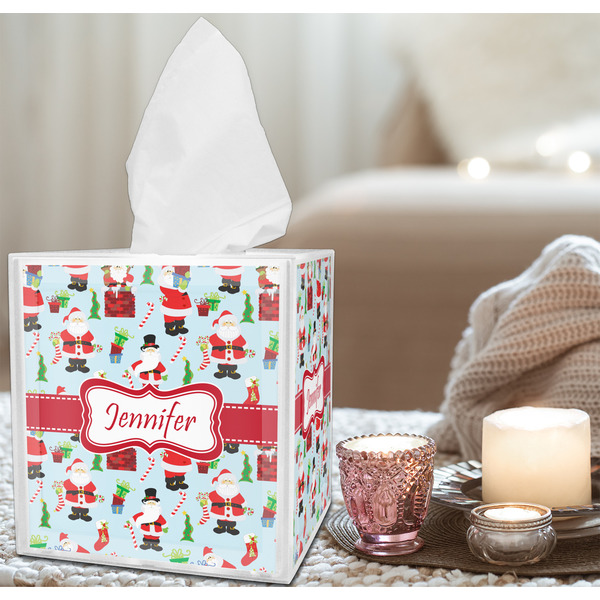 Santa and Presents Tissue Box - LIFESTYLE