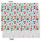 Santa and Presents Tissue Paper - Lightweight - Large - Front & Back