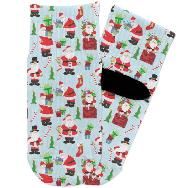 Custom Santa and Presents Toddler Ankle Socks