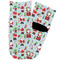 Santa and Presents Toddler Ankle Socks - Single Pair - Front and Back