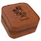 Santa and Presents Travel Jewelry Boxes - Leather - Rawhide - Angled View