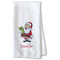 Santa and Presents Waffle Towel - Partial Print Print Style Image