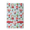 Santa and Presents Waffle Weave Golf Towel - Front/Main