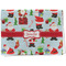 Santa and Presents Kitchen Towel - Waffle Weave - Full Color Print (Personalized)