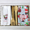 Santa and Presents Waffle Weave Towels - 2 Print Styles