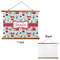 Santa and Presents Wall Hanging Tapestry - Landscape - APPROVAL