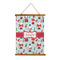 Santa and Presents Wall Hanging Tapestry - Tall (Personalized)