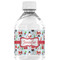 Santa and Presents Water Bottle Label - Single Front