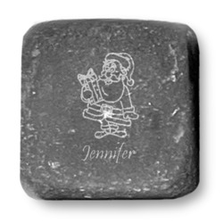 Santa and Presents Whiskey Stone Set (Personalized)