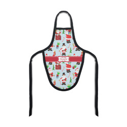 Santa and Presents Bottle Apron (Personalized)