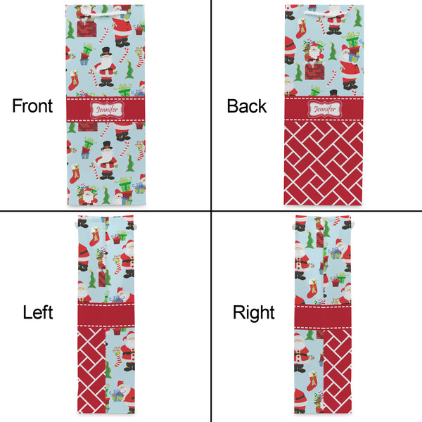 Santa and Presents Wine Gift Bag - Gloss - Approval
