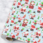 Santa and Presents Wrapping Paper Roll - Large (Personalized)