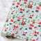 Santa and Presents Wrapping Paper Roll - Matte - Large - Main
