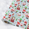 Santa and Presents Wrapping Paper Roll - Matte - Medium - Main