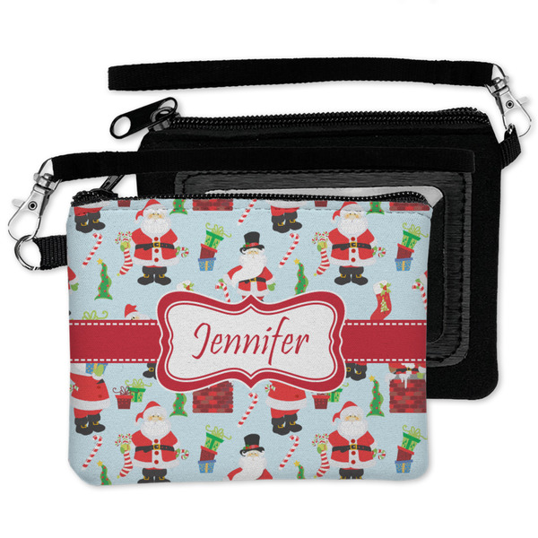 Santa and Presents Wristlet ID Cases - MAIN