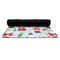 Santa and Presents Yoga Mat Rolled up Black Rubber Backing