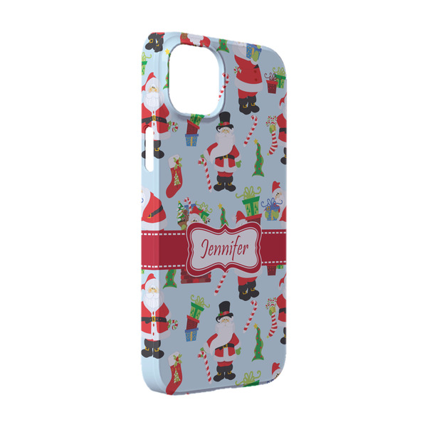 Custom Santa and Presents iPhone Case - Plastic - iPhone 14 (Personalized)
