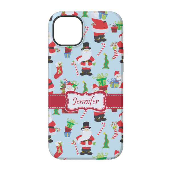 Santa and Presents iPhone 14 Tough Case - Back