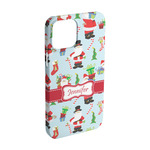 Santa and Presents iPhone Case - Plastic - iPhone 15 (Personalized)
