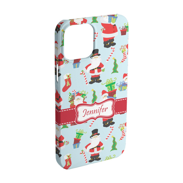 Custom Santa and Presents iPhone Case - Plastic - iPhone 15 (Personalized)