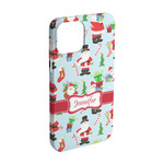 Santa and Presents iPhone Case - Plastic - iPhone 15 Pro (Personalized)