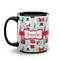 Santa and presents Coffee Mug - 11 oz - Black