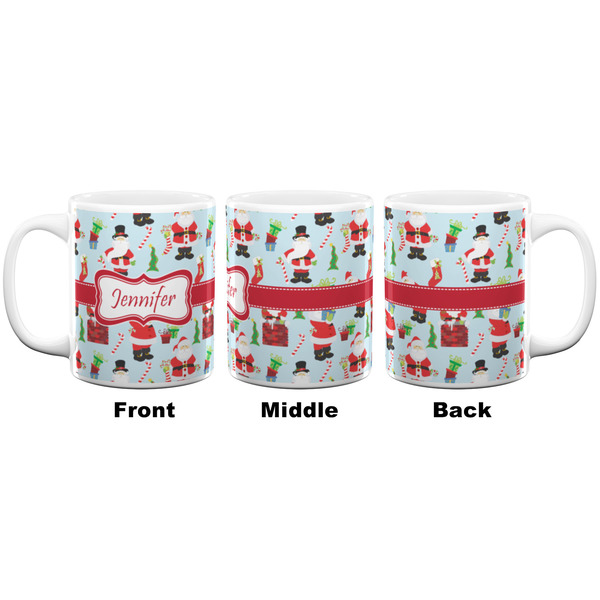 Santa and presents Coffee Mug - 11 oz - White APPROVAL