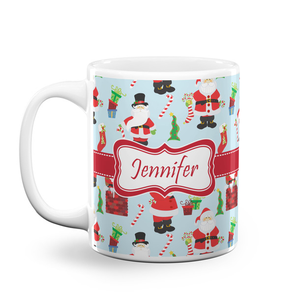 Custom Santa and Presents Coffee Mug (Personalized)