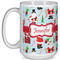 Santa and presents Coffee Mug - 15 oz - White Full