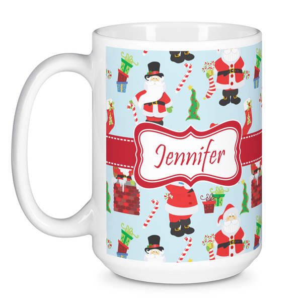 Santa and presents Coffee Mug - 15 oz - White