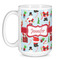 Santa and presents Coffee Mug - 15 oz - White