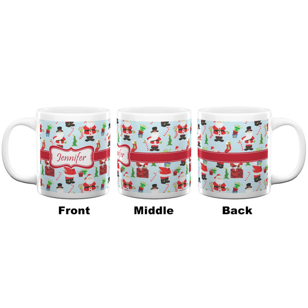 Santa and presents Coffee Mug - 20 oz - White APPROVAL