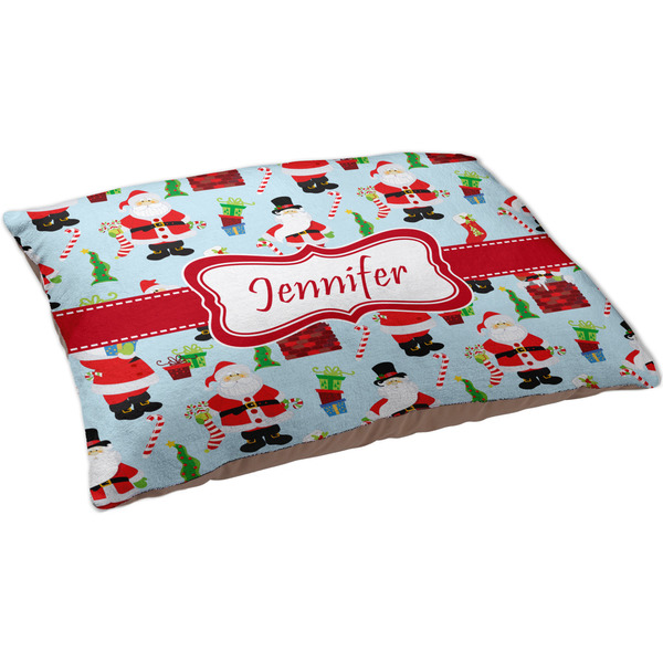 Santa and presents Dog Bed - Large