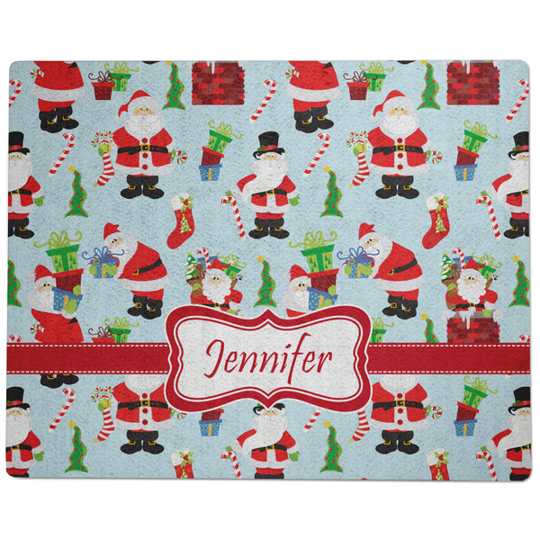 Santa and presents Dog Food Mat - Large without Bowls