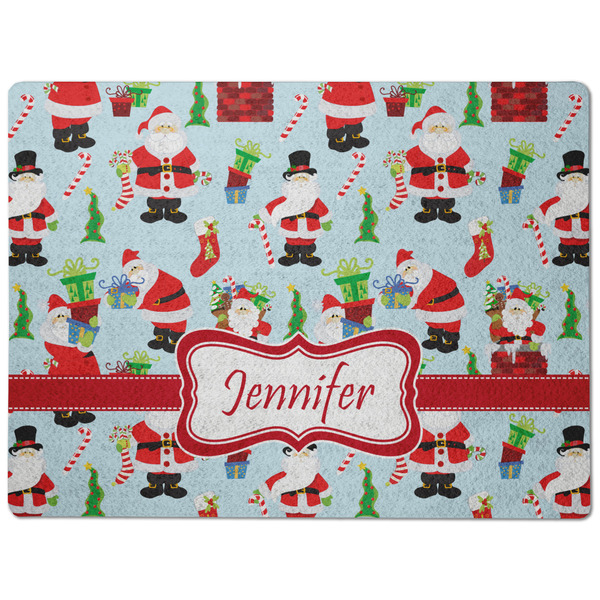 Santa and presents Dog Food Mat - Medium without bowls