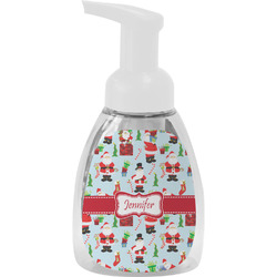 Santa and Presents Foam Soap Bottle (Personalized)