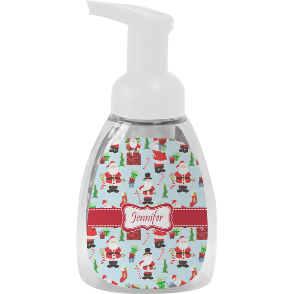 Custom Santa and Presents Foam Soap Bottle (Personalized)