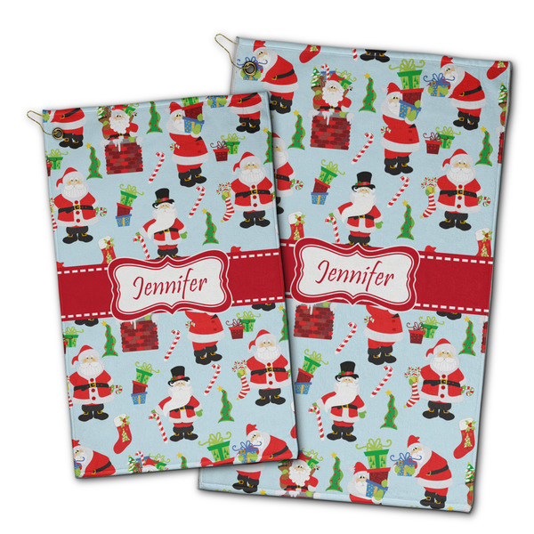 Santa and presents Golf Towel - PARENT (small and large)
