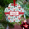 Santa and presents Metal Paw Ornament - Lifestyle