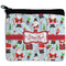Santa and presents Neoprene Coin Purse - Front