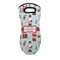 Santa and Presents Neoprene Oven Mitt - Single w/ Name or Text