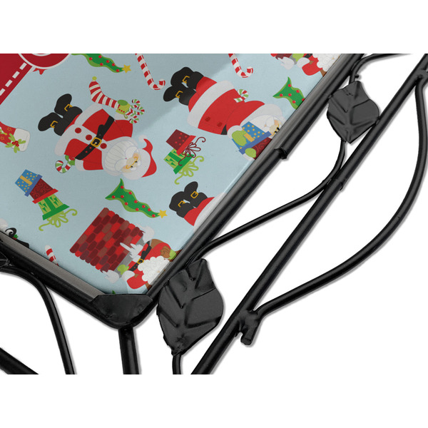 Santa and presents Square Trivet - Detail