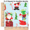 Santas w/ Presents 6x6 Swatch of Fabric